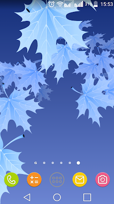 3D Maple Leaves Wallpapeのおすすめ画像2