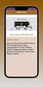 Epson iprint l3250 Wifi Guide