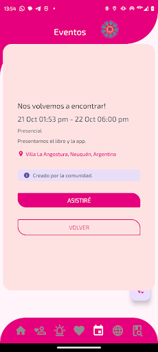 Android application Red del Buen Vivir App screenshort