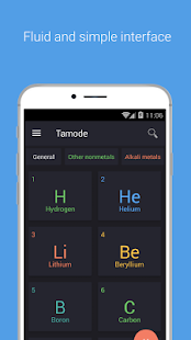 Periodic table Tamode Pro Ekran görüntüsü