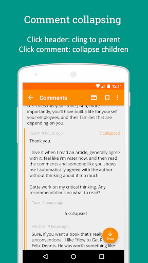 Hews for Hacker News Screen 3