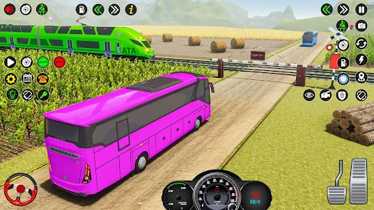 Offroad bus driving sim Games