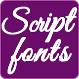 Script Font for FlipFont icon