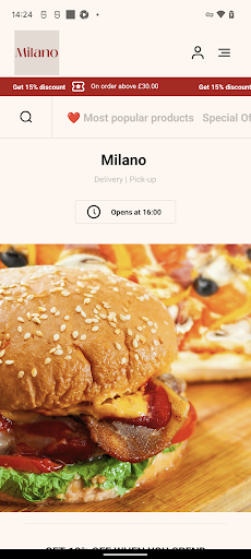 Android application Milano (Newton-le-Willows) screenshort