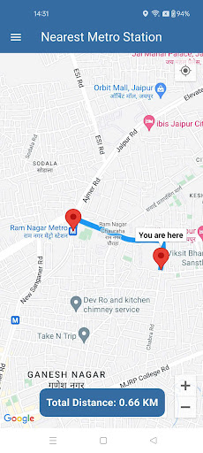 Jaipur Metro Timing  Route