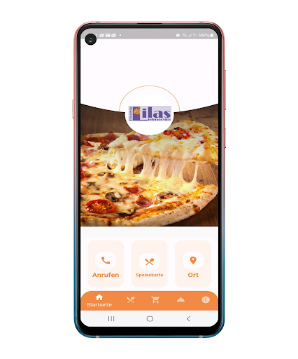 Android application Restaurant Lilas screenshort