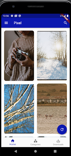 Android application Wallpapers - Pexels screenshort