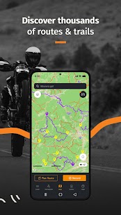 REVER Motorrad GPS & Straßen Screenshot