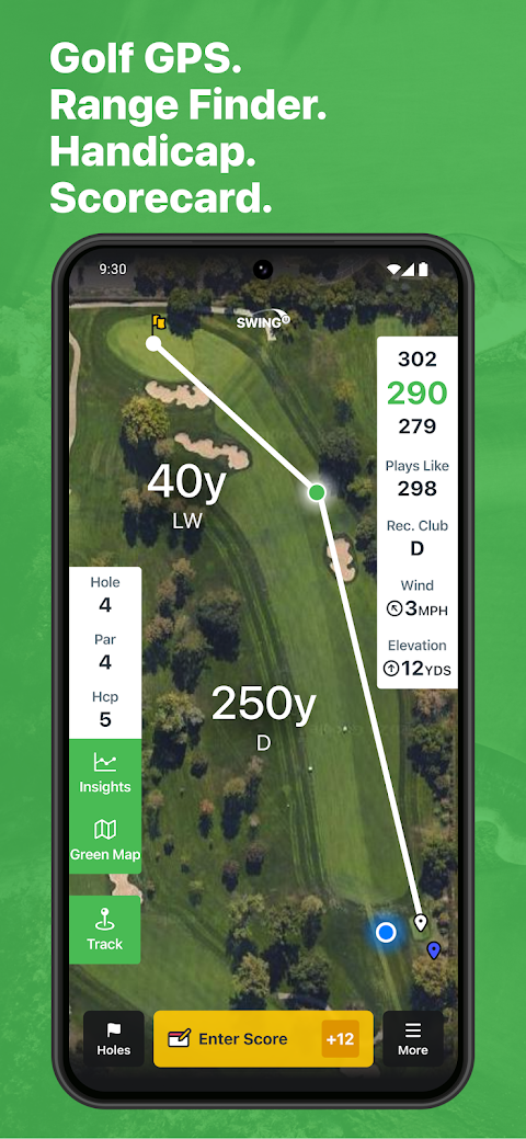SwingU ゴルフ GPS とスコアカードのおすすめ画像1
