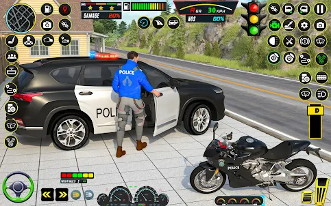 Police Prado Driving Car Games