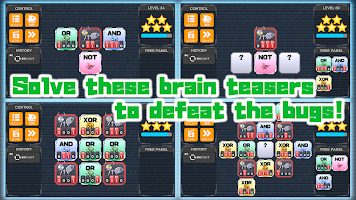 TRYBIT LOGIC - Defeat bugs with logical puzzles