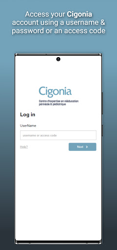 Android application Cigonia screenshort