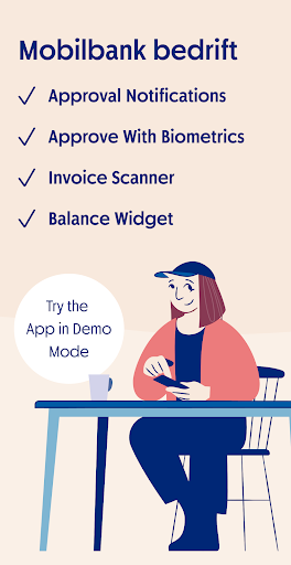 Android application SpareBank 1 Mobilbank bedrift screenshort