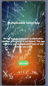 Multiplication Tables by Aisha