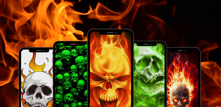 Flame Skull Wallpaper HD by MakmurAbadi - (Android Apps) — AppAgg