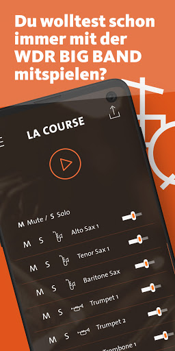 Android application WDR Big Band Play Along screenshort