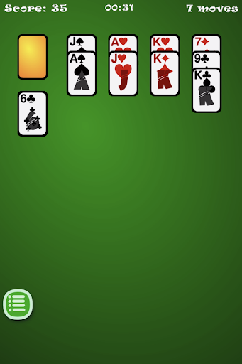 Android application Classis Aces Up Solitaire Game screenshort