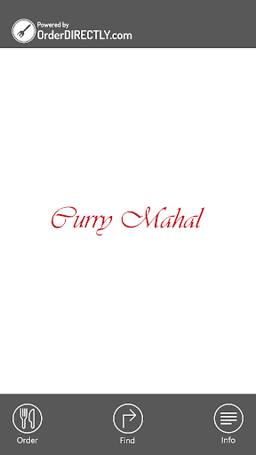 Android application Curry Mahal, East Kilbride screenshort