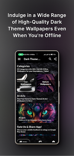 Dark Theme Wallpaper Screen 3