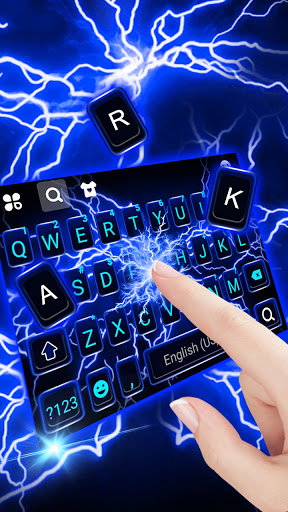 Blue Lightning Theme Screen 2