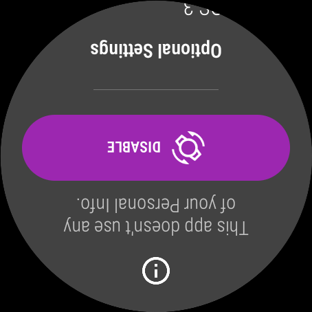 Lefty: Wear OS on right wrist Screen 3