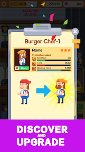 Idle Burger Factory - Tycoon Empire Game 1.1.1 APK + Mod (Unlimited money) for Android