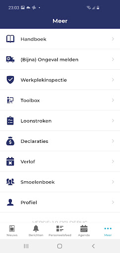 Hanze Projectinrichting Screen 2