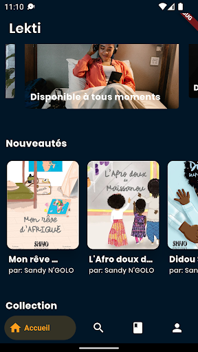 Lèkti : livres audios Screen 2