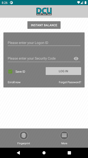 DochesCU’s Mobile App Screen 2