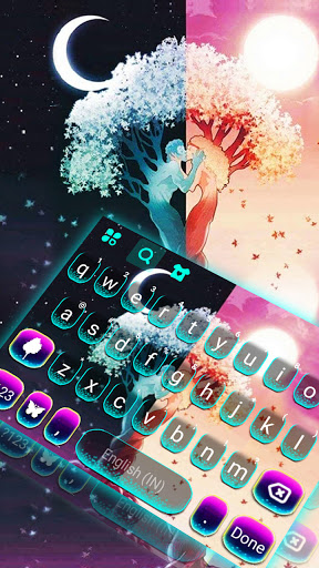 Android application Sun Moon Love Keyboard Backgro screenshort
