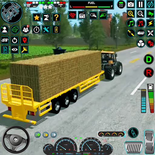 Indian Tractor Game Farming 3D  Icon