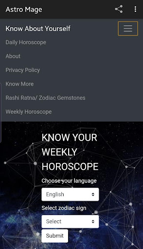 Horoscope and Astrology Screen 2