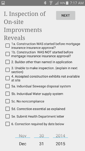 Compliance Inspection Report