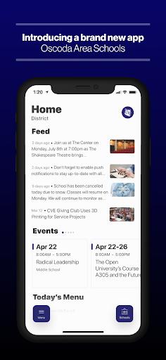 Android application Oscoda Area Schools, MI screenshort