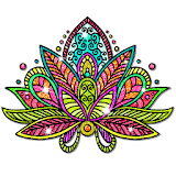 Mandala Glitter Color by Number - Sparkly Painting icon