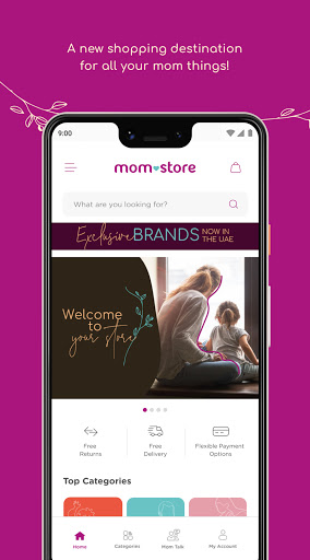 Android application Mom Store screenshort