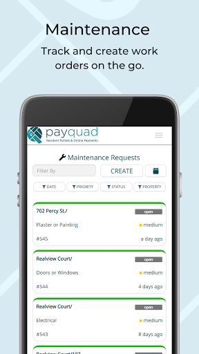 Android application Manager App by Payquad screenshort