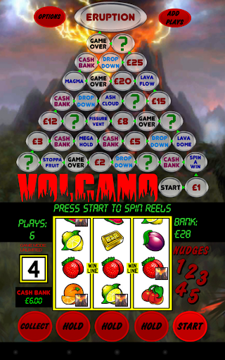 Volcano Fruit Machine