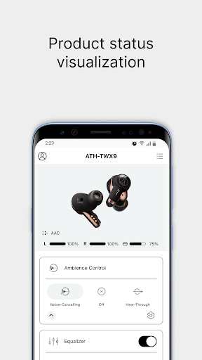 Android application Audio-Technica | Connect screenshort