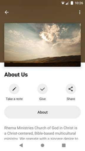 RHEMA Ministries COGIC Screen 2