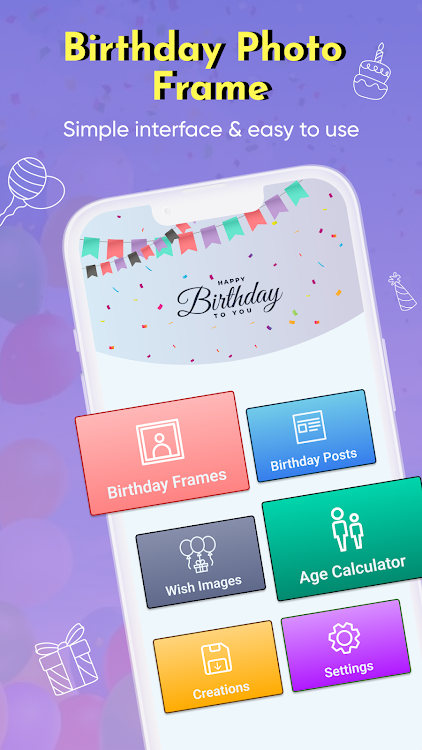 Happy Birthday Photo Frame - 1.0.9 - (Android)