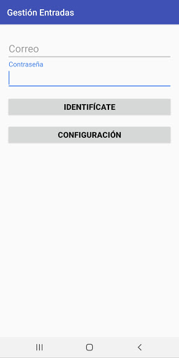 Android application MasQueControl - Acceso a event screenshort