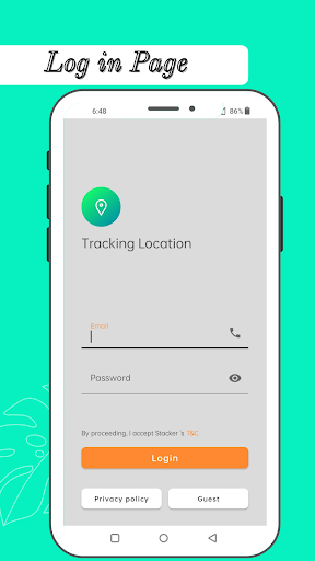 Tracking - App Screen 2