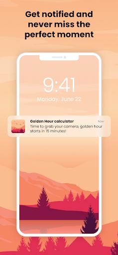 Screenshot of Golden Hour Calculator
