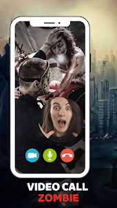Zombie video call prank