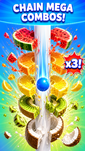Fruit Spiral Tower 3D screenshot