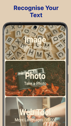 Android application Image To Word screenshort