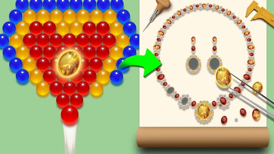 Bubble Shooter Jewelry Maker Mod Apk app for Android 5