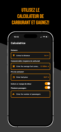 Aperçu de l'application