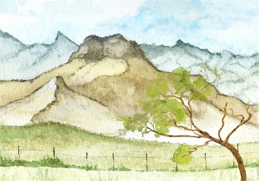 Android application How to Draw Scenery screenshort